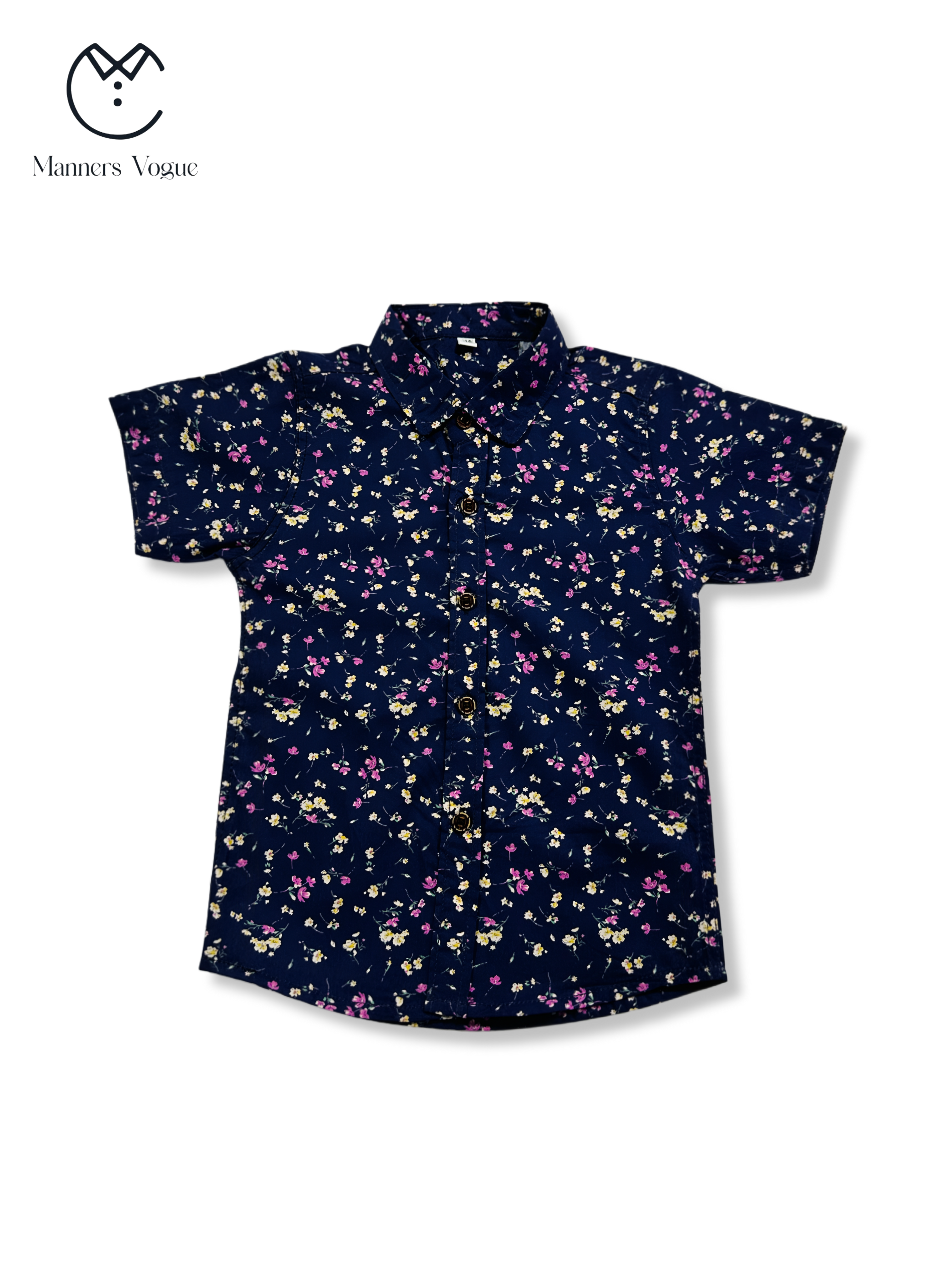 Small Flower Pattern Summer Shirt